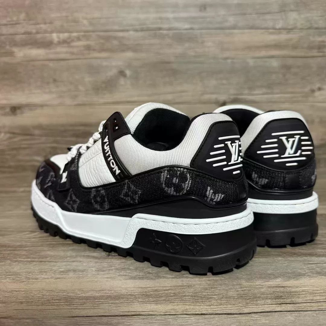 Louis Vuitton Louis Vuitton Training Denim Black Lowtop Sneakers 41 Men Size US 8.5 / EU 41-42 - 3 Thumbnail