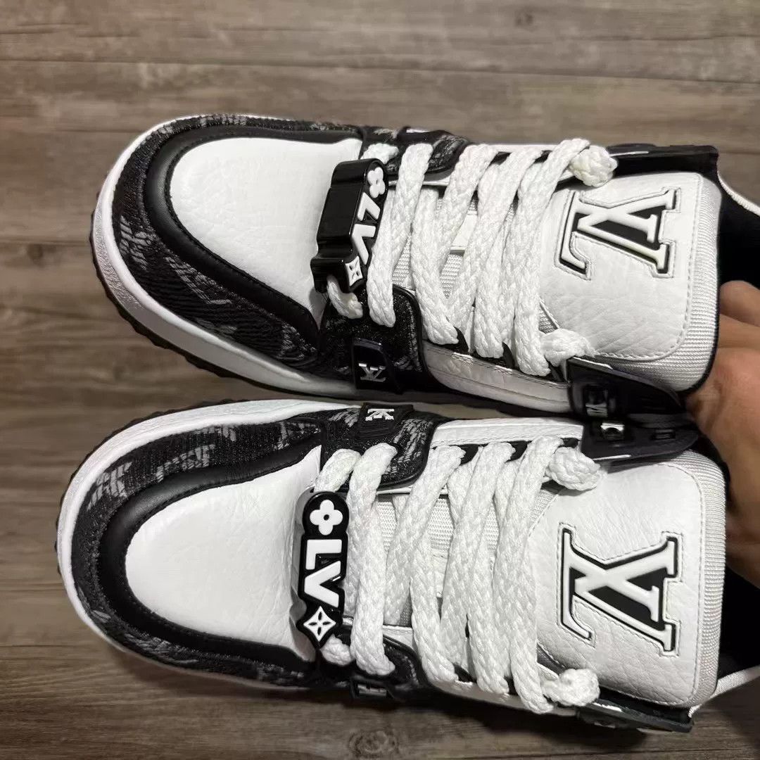 Louis Vuitton Louis Vuitton Training Denim Black Lowtop Sneakers 41 Men Size US 8.5 / EU 41-42 - 5 Thumbnail
