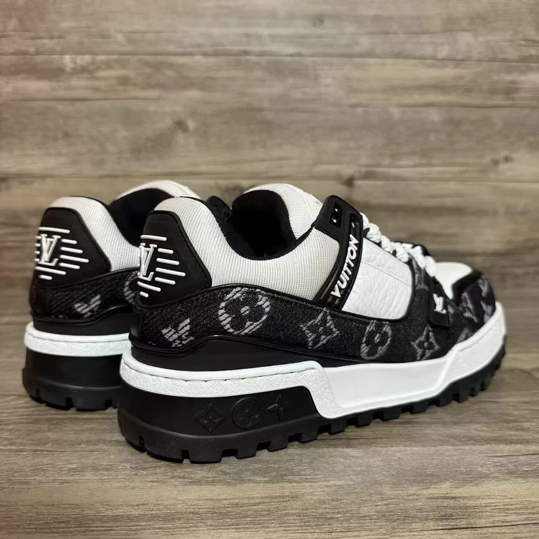 Louis Vuitton Louis Vuitton Training Denim Black Lowtop Sneakers 41 Men Size US 8.5 / EU 41-42 - 4 Thumbnail