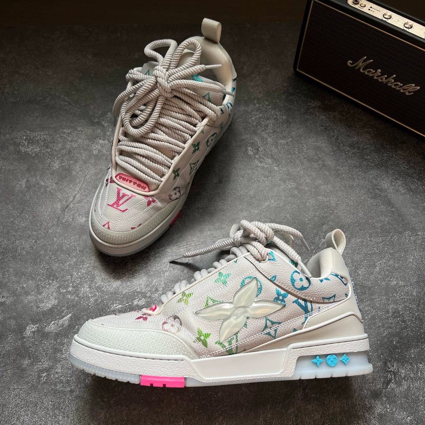 Louis Vuitton Louis Vuitton Skate Multi Lowtop Sneakers 42 Men Size US 9 / EU 42 - 5 Thumbnail