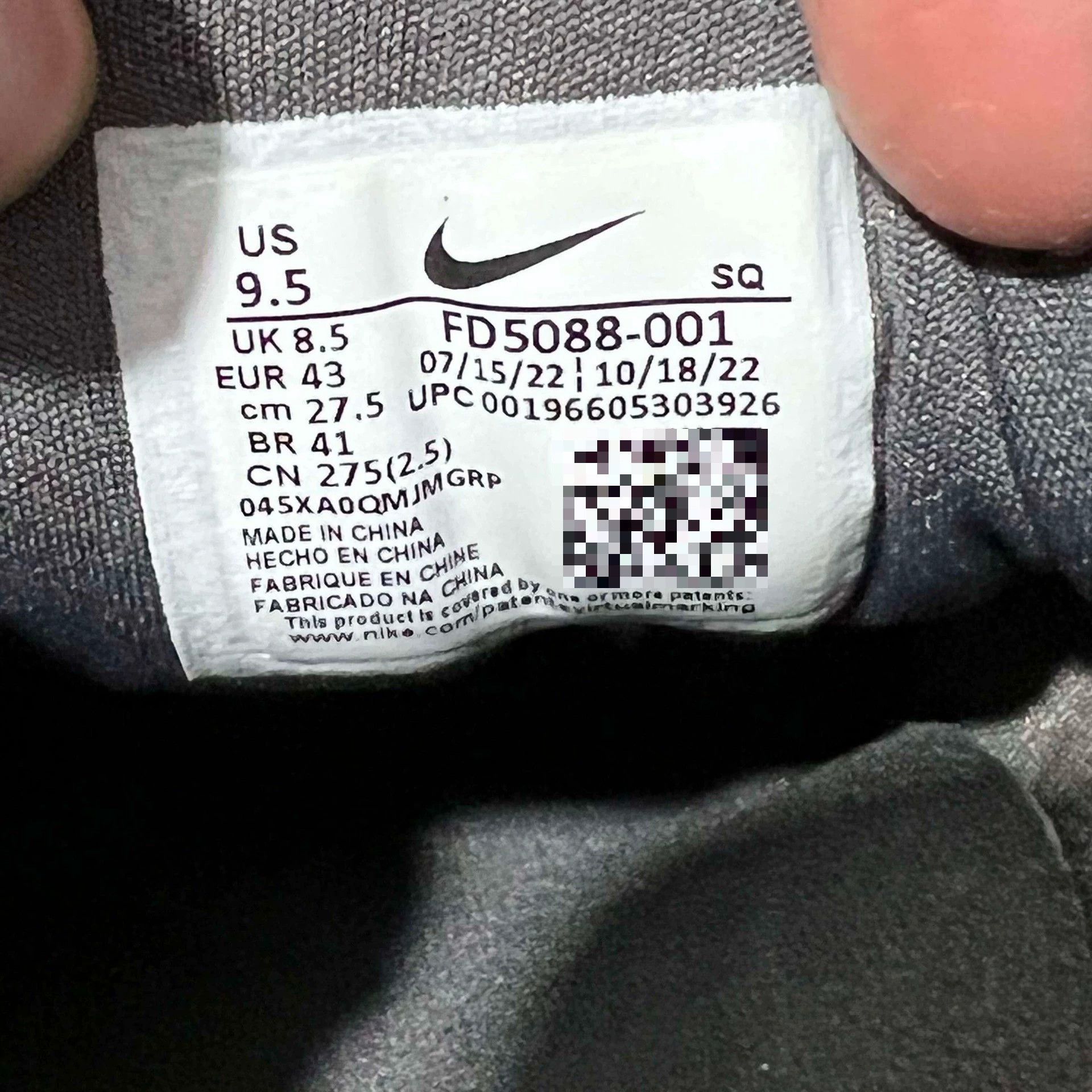Nike Nike MAX 1 Gray Lowtop Sneakers 43 Men Size US 10 / EU 43 - 7 Thumbnail