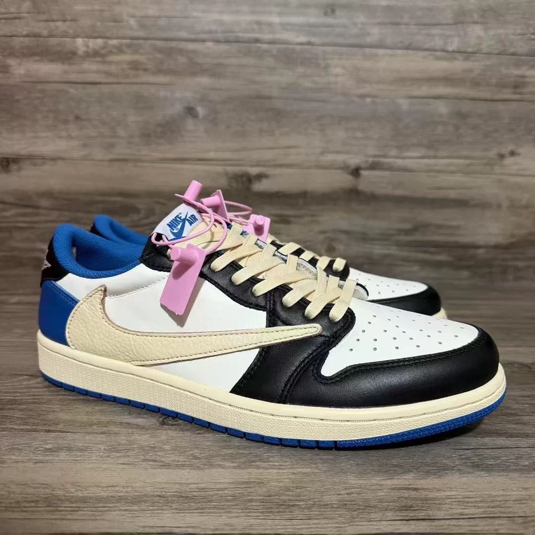 Nike Nike AJ1 Blue Hitop Sneakers 44.5 Men Size US 11 / EU 44 - 2 Thumbnail