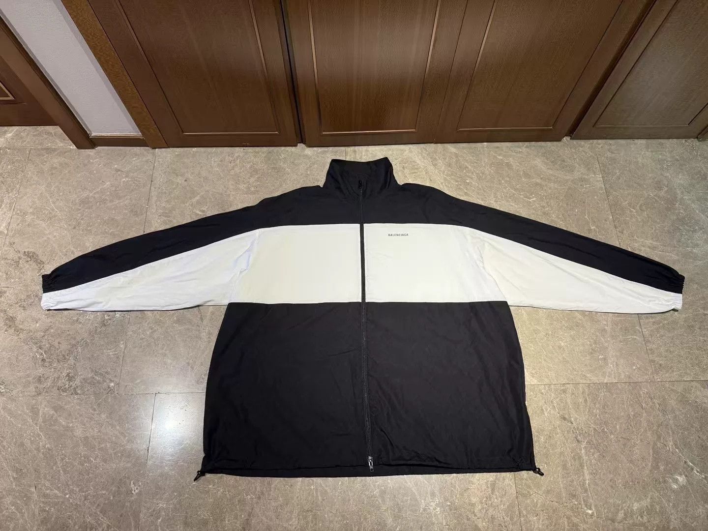 Balenciaga Balenciaga Patchwork Black Light Jacket 48 Men Size US XL / EU 56 / 4 - 2 Thumbnail