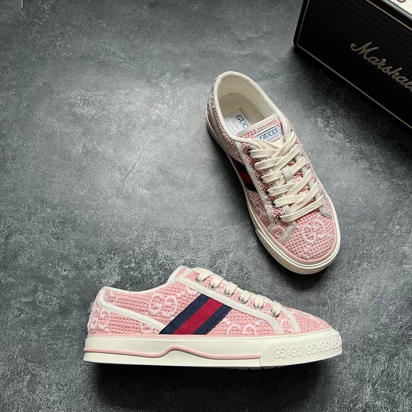 Gucci Gucci Tennis Pink Lowtop Sneakers 36 Women Size US 6 / IT 36 - 5 Thumbnail