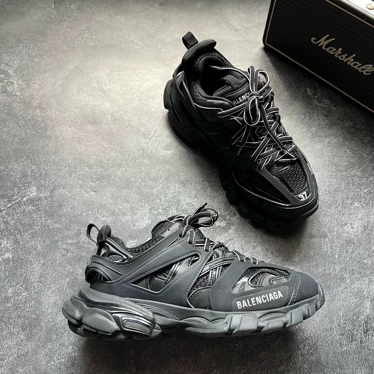 Balenciaga Balenciaga Black Lowtop Sneakers 37 Men Size US 5 / EU 37 - 5 Thumbnail