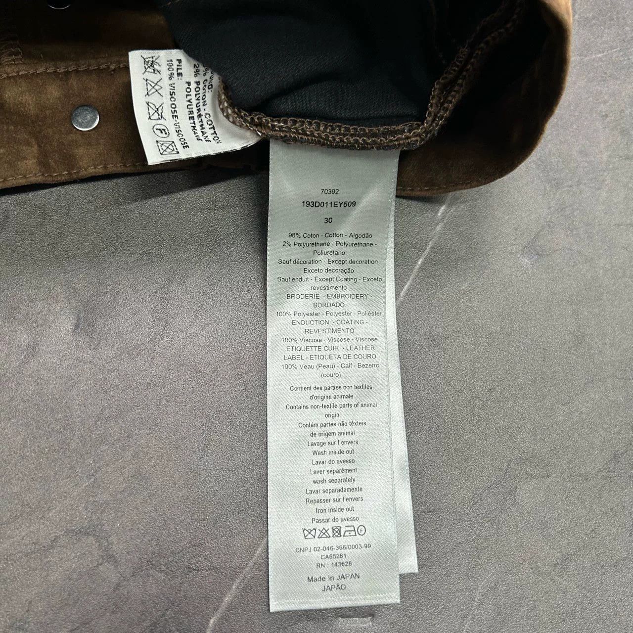 Dior Dior Collab Denim Jeans 30 Men Size US 30 / EU 46 - 8 Thumbnail