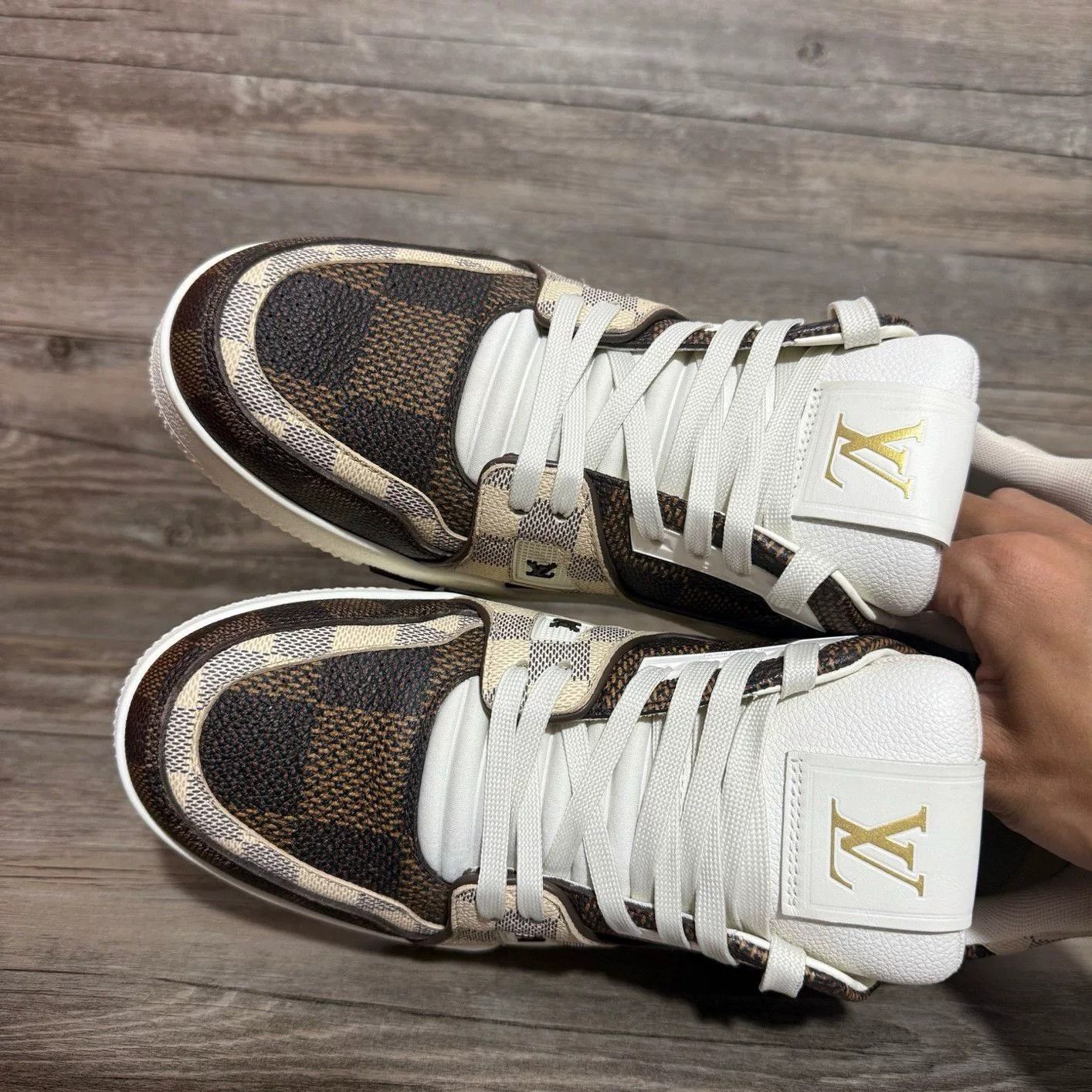 Louis Vuitton Louis Vuitton Training Brown Lowtop Sneakers 43.5 Men Size US 10.5 / EU 43-44 - 5 Thumbnail