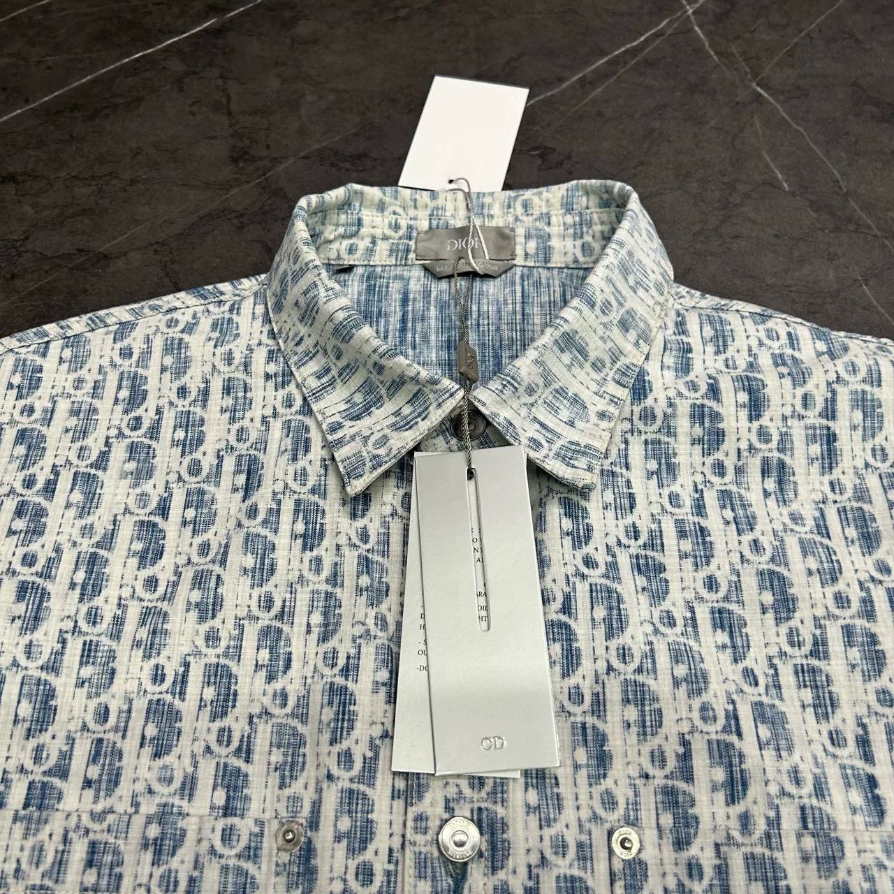 Dior Dior Retro Denim Blue Shirt 41 Men Size US M / EU 48-50 / 2 - 4 Thumbnail