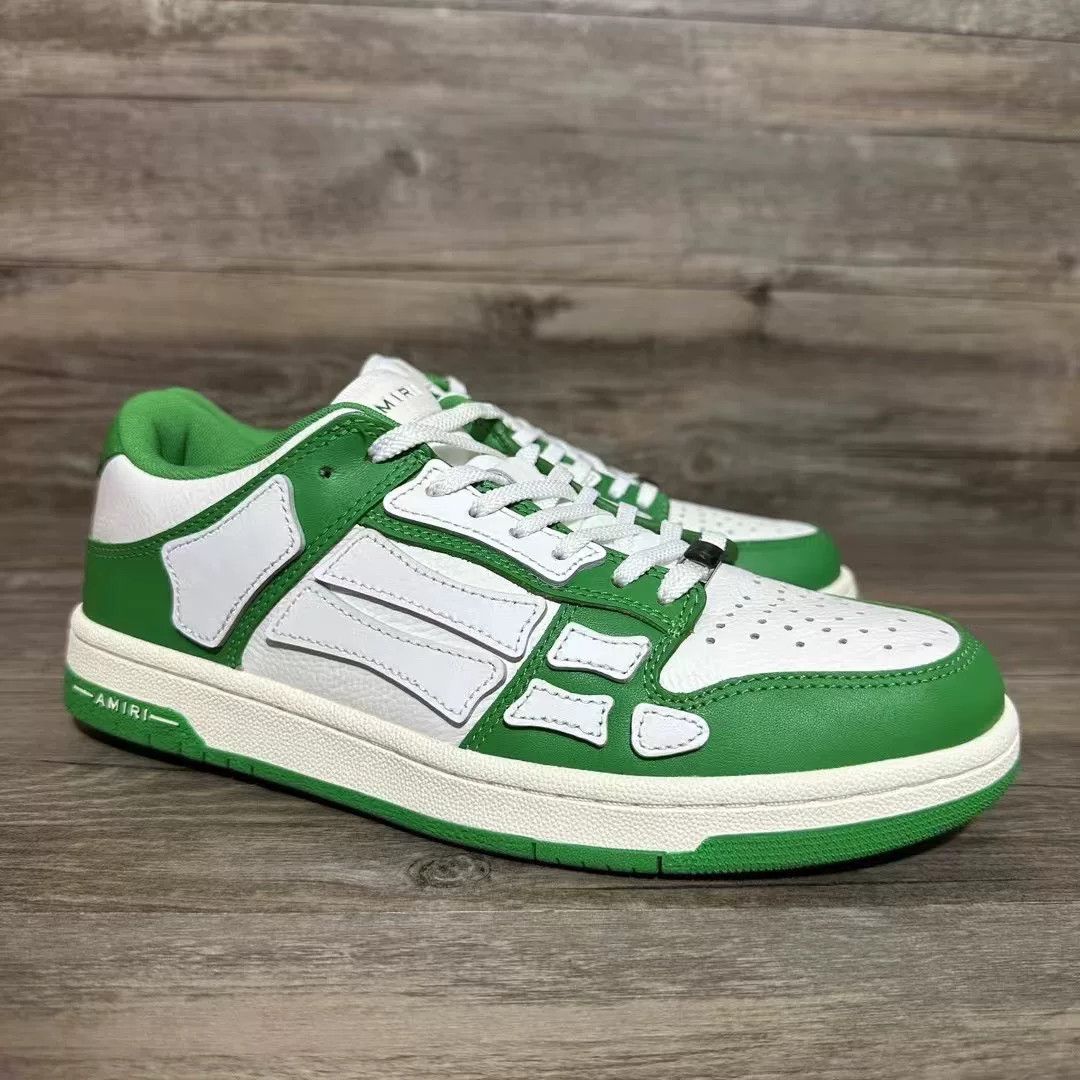 Amiri Amiri Green Lowtop Sneakers L Men Size US 10 / EU 43 - 3 Thumbnail