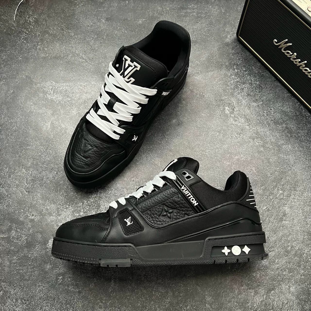 Louis Vuitton Louis Vuitton Training Black Lowtop Sneakers 41 Men Size US 8.5 / EU 41-42 - 5 Thumbnail