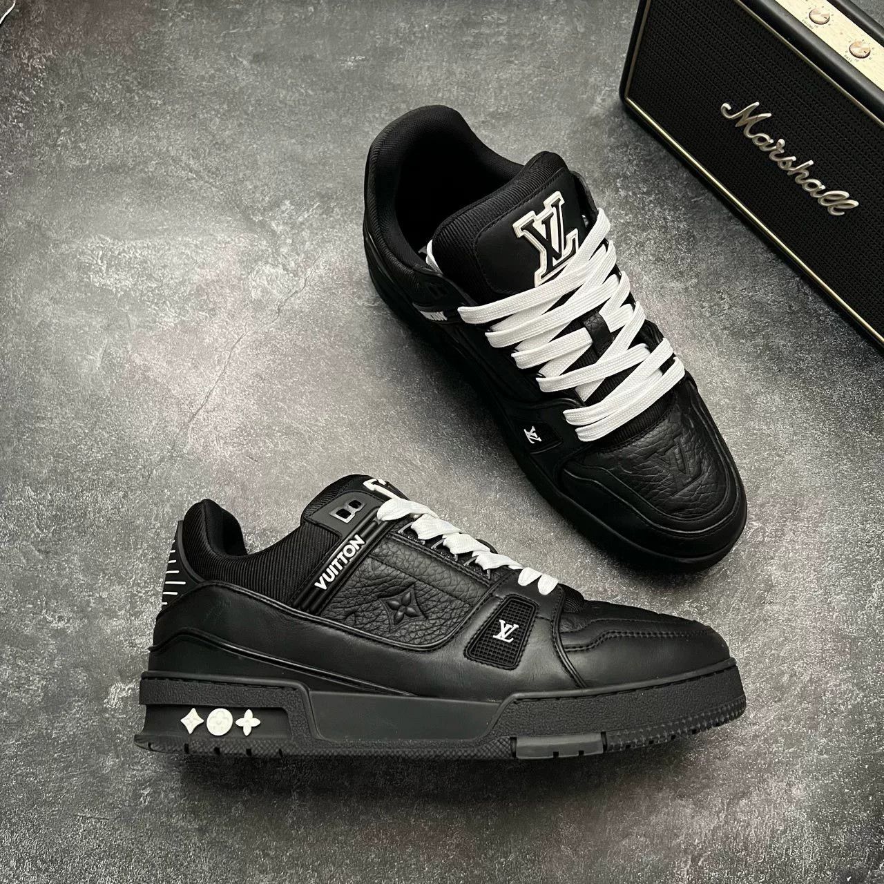 Louis Vuitton Louis Vuitton Training Black Lowtop Sneakers 41 Men Size US 8.5 / EU 41-42 - 6 Thumbnail