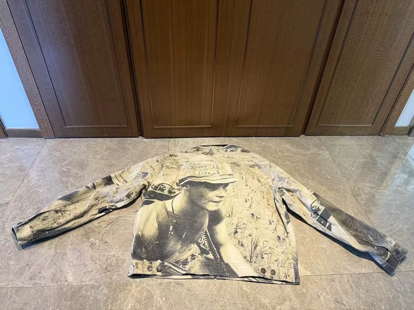 Supreme Supreme Denim Beige Light Jacket L Men Size US L / EU 52-54 / 3 - 2 Thumbnail