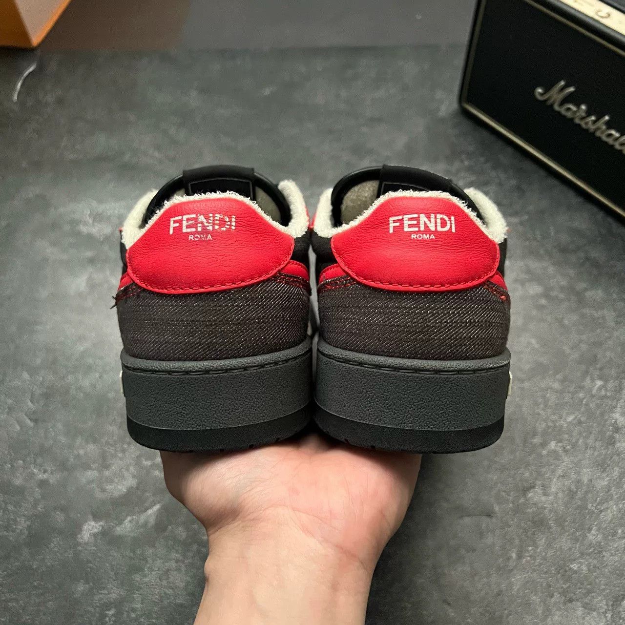 Fendi Fendi Limited Black Lowtop Sneakers 40 Men Size US 7.5 / EU 40-41 - 7 Thumbnail