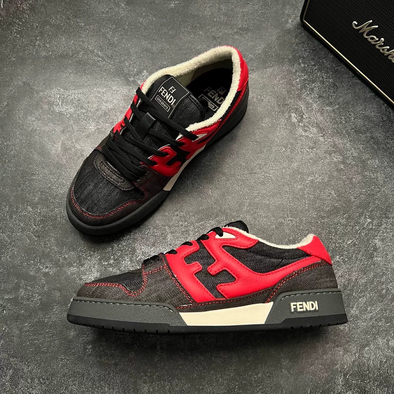 Fendi Fendi Limited Black Lowtop Sneakers 40 Men Size US 7.5 / EU 40-41 - 6 Thumbnail
