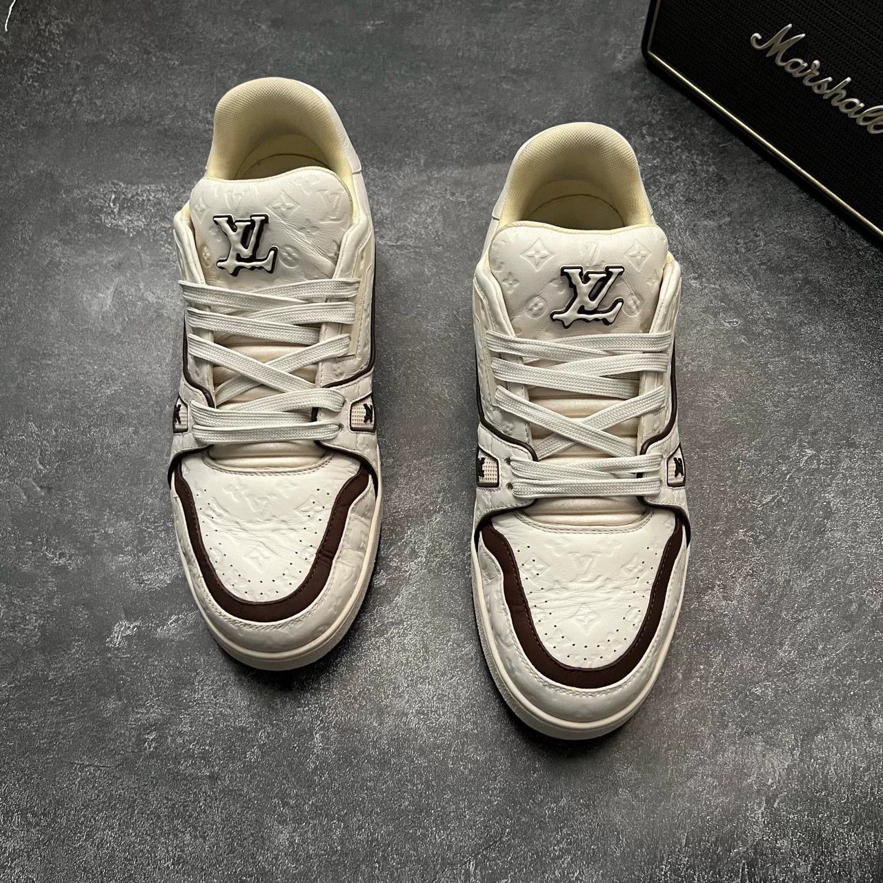 Louis Vuitton Louis Vuitton Training White Lowtop Sneakers 41 Men Size US 8.5 / EU 41-42 - 4 Thumbnail