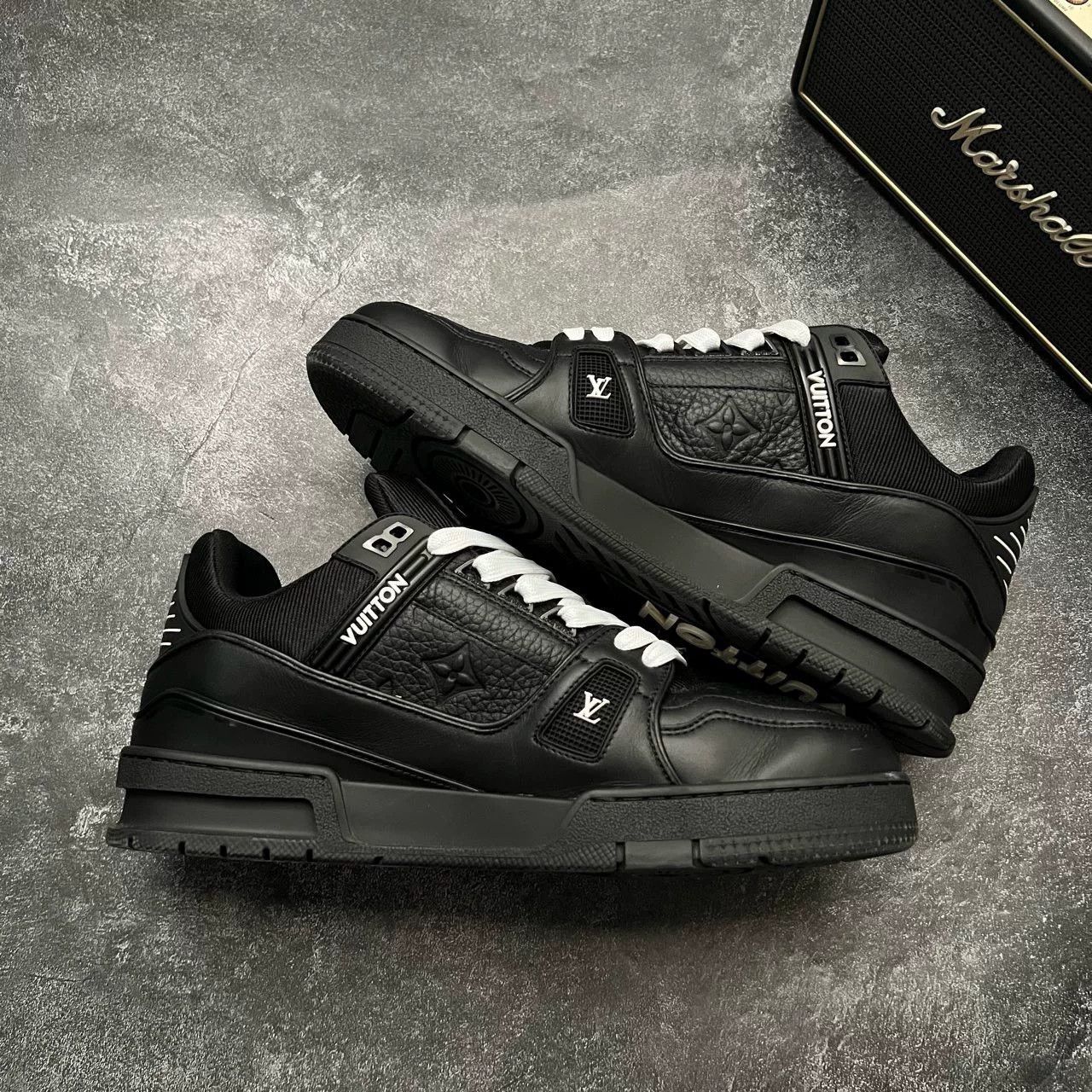 Louis Vuitton Louis Vuitton Training Black Lowtop Sneakers 41 Men Size US 8.5 / EU 41-42 - 3 Thumbnail