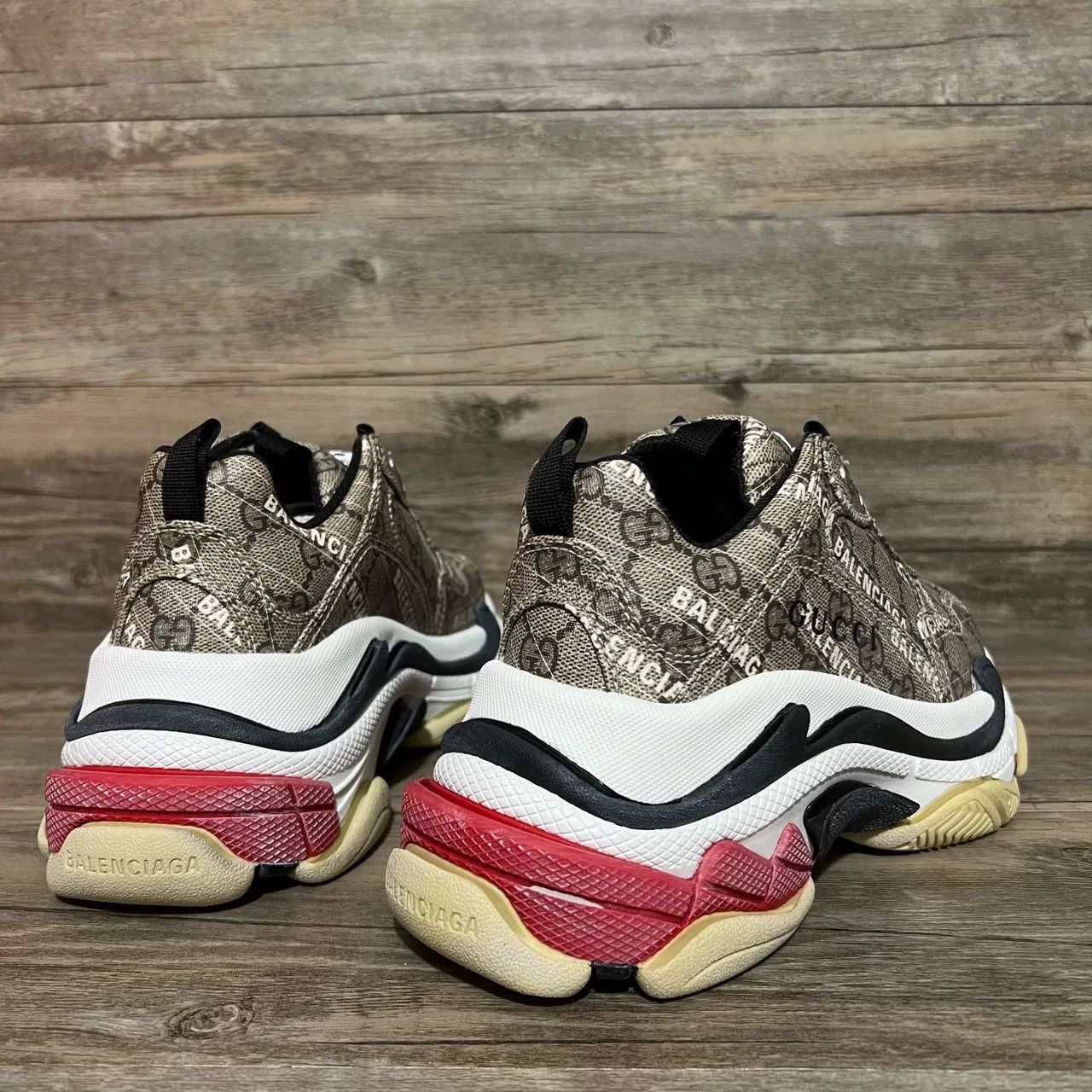 Balenciaga Balenciaga Collab Brown Lowtop Sneakers S Women Size US 6 / IT 36 - 3 Thumbnail