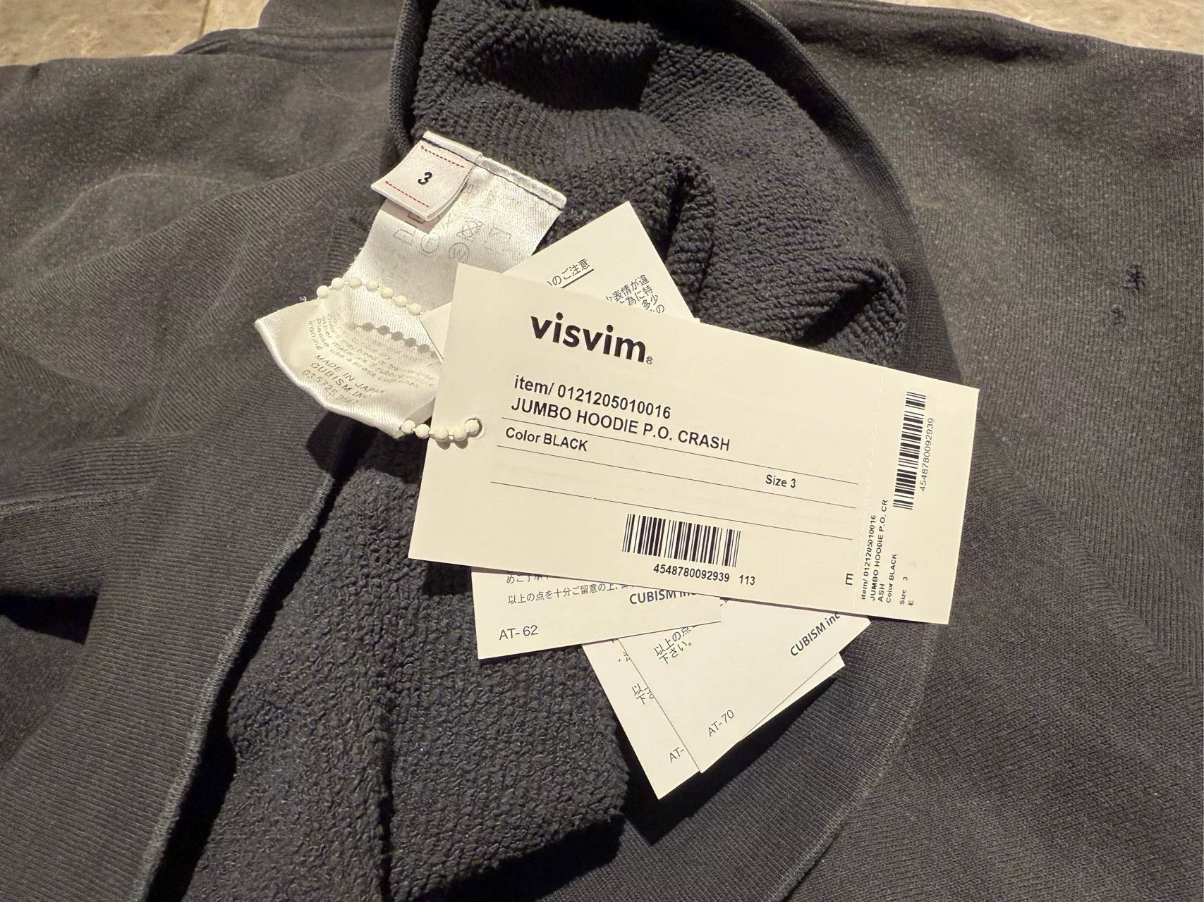 Visvim Visvim Black Hoodie 24 Men Size US XS / EU 42 / 0 - 3 Thumbnail