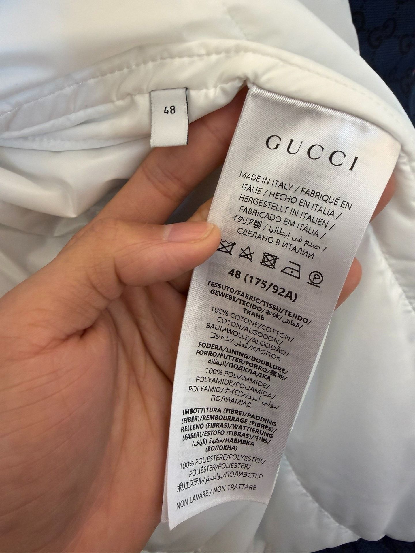 Gucci Gucci Printed Blue Light Jacket 48 Men Size US XL / EU 56 / 4 - 5 Thumbnail