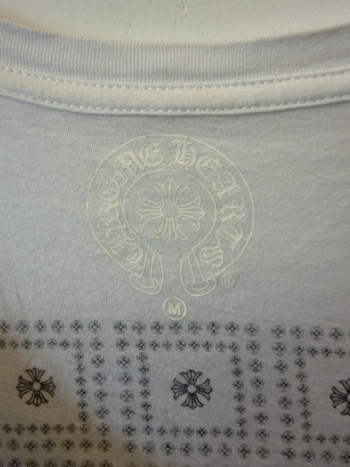 Chrome Hearts Chrome Hearts White T-Shirt M Women Size M / US 6-8 / IT 42-44 - 3 Thumbnail