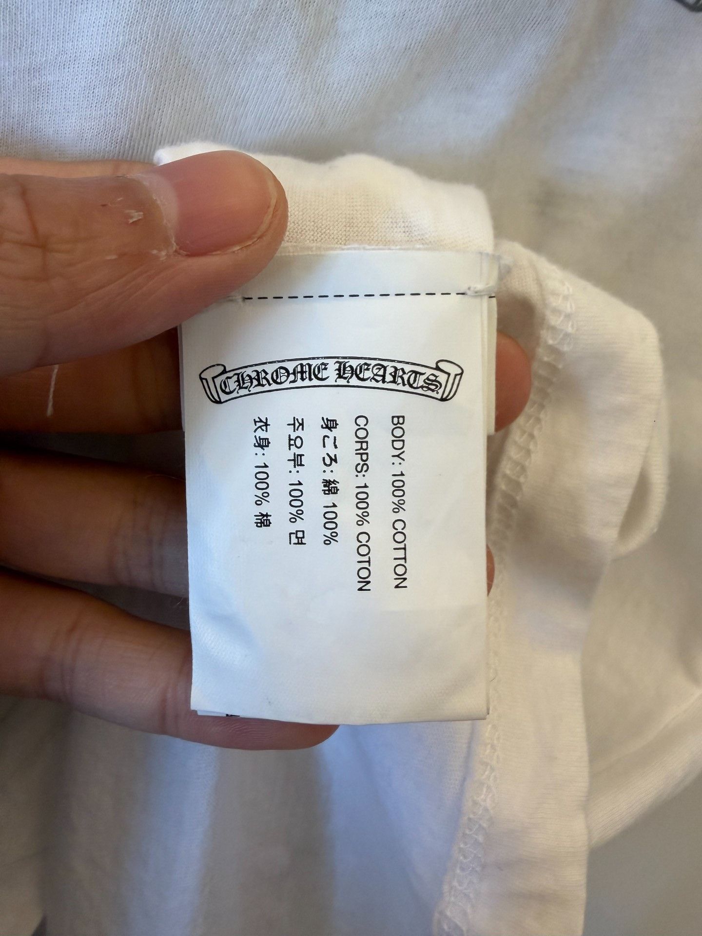 Chrome Hearts Chrome Hearts White T-Shirt M Women Size M / US 6-8 / IT 42-44 - 4 Thumbnail