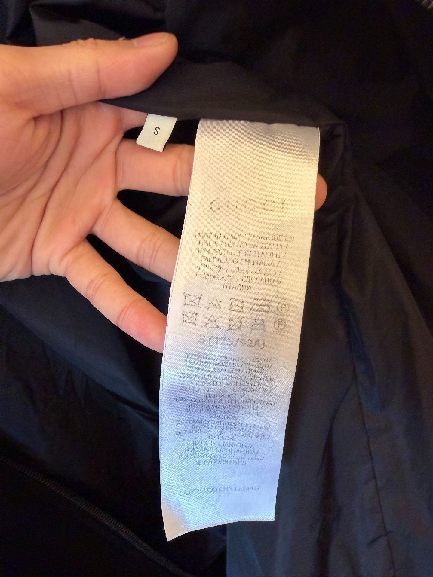 Gucci Gucci Retro Black Light Jacket S Men Size US S / EU 44-46 / 1 - 4 Thumbnail