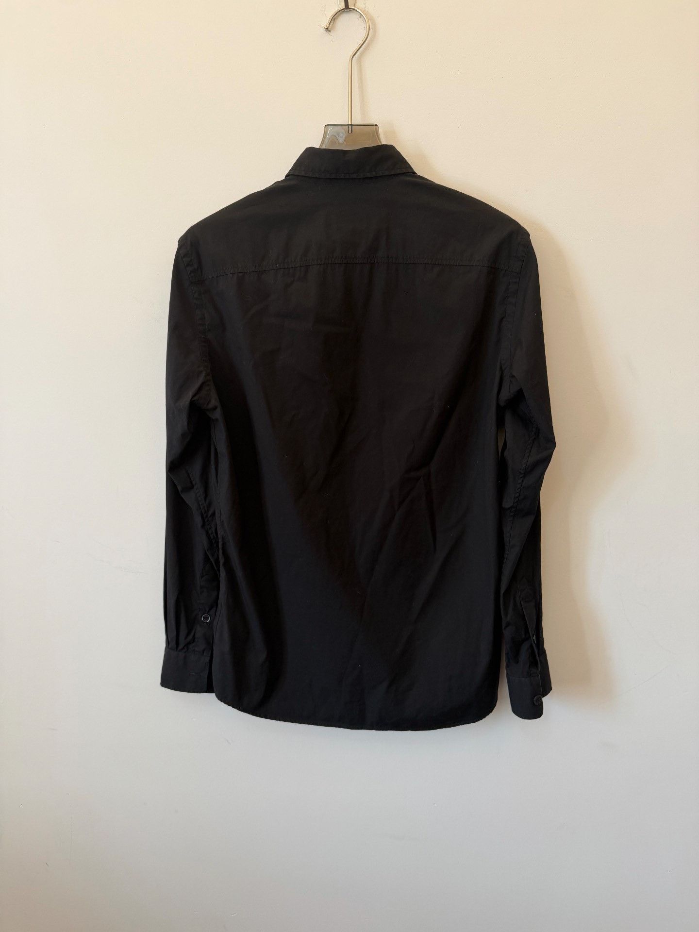 Burberry Burberry Embroidered Slim Black Shirt S Men Size US S / EU 44-46 / 1 - 2 Thumbnail
