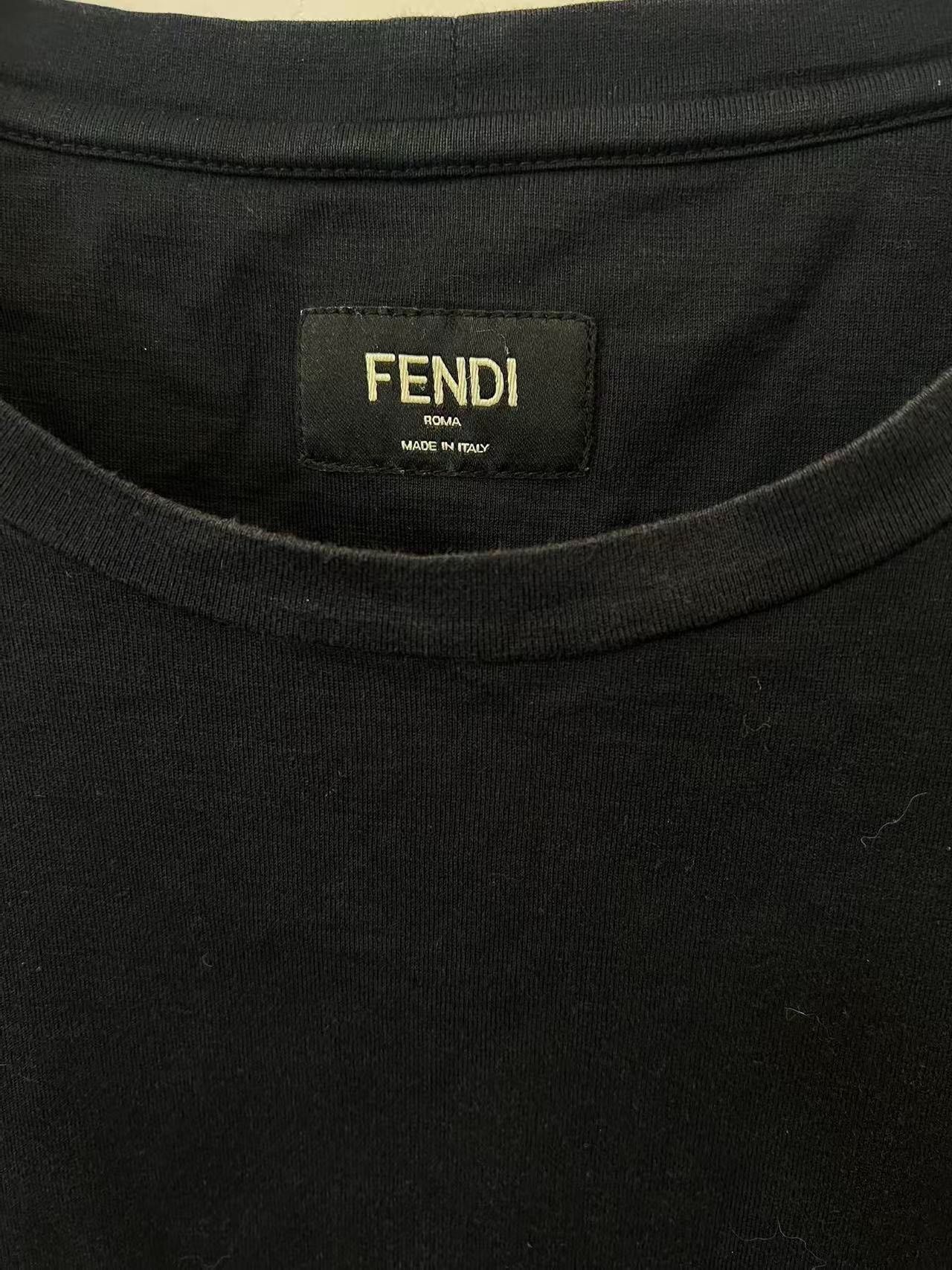 Fendi Fendi Silver T-Shirt 50 Men Size US XL / EU 56 / 4 - 3 Thumbnail