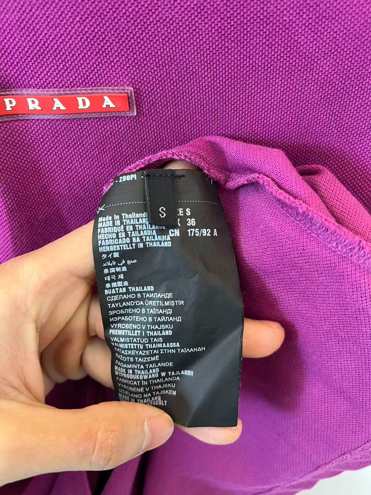 Prada Prada Purple Polo S Men Size US S / EU 44-46 / 1 - 5 Thumbnail