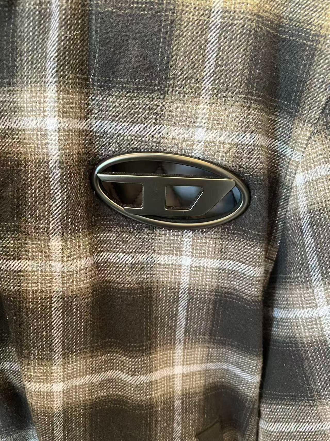 Diesel Diesel Printed Plaid Black Light Jacket 48 Men Size US XL / EU 56 / 4 - 4 Thumbnail