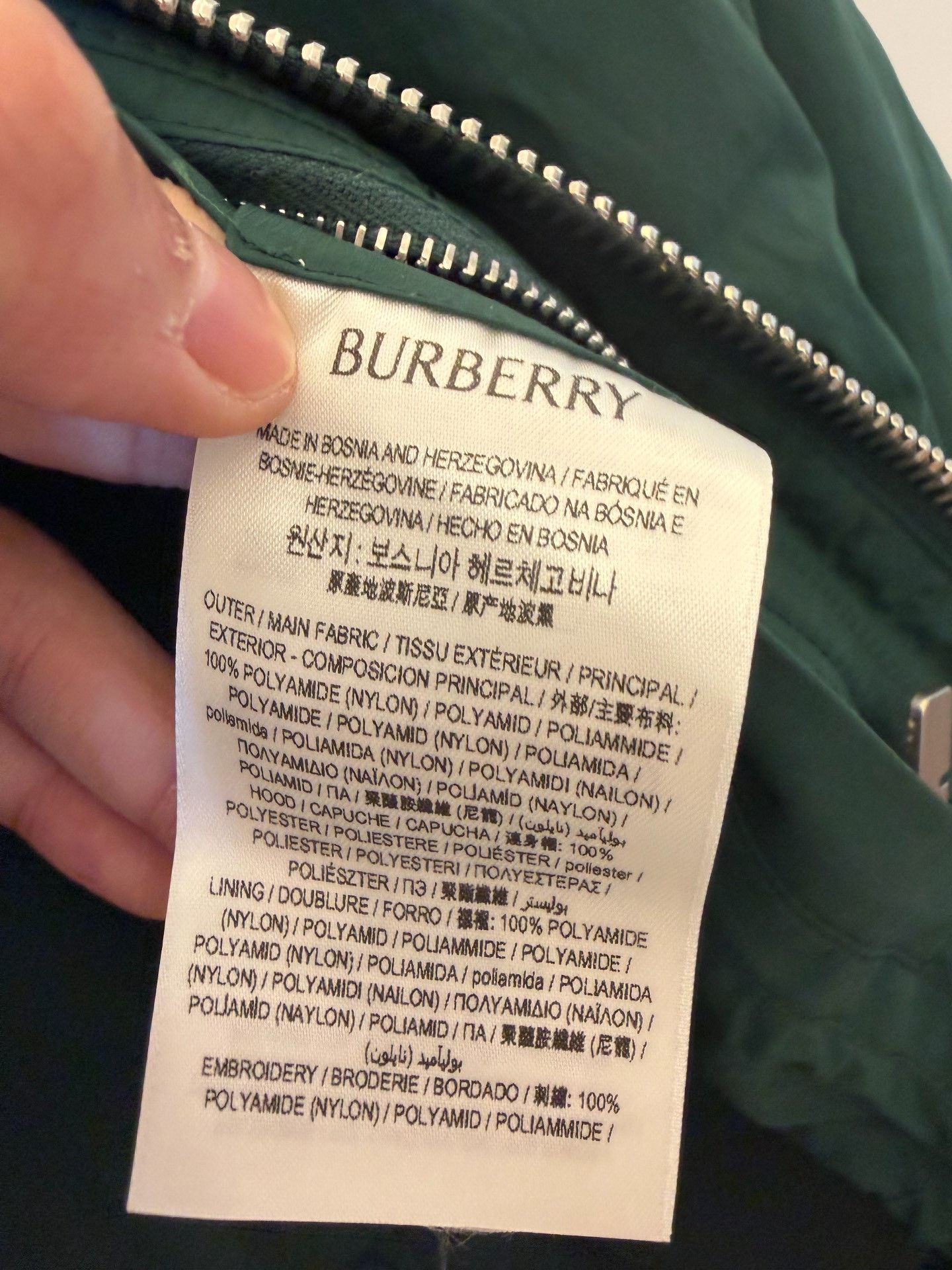 Burberry Burberry Casual Plaid Green Jacket M Women Size M / US 6-8 / IT 42-44 - 4 Thumbnail