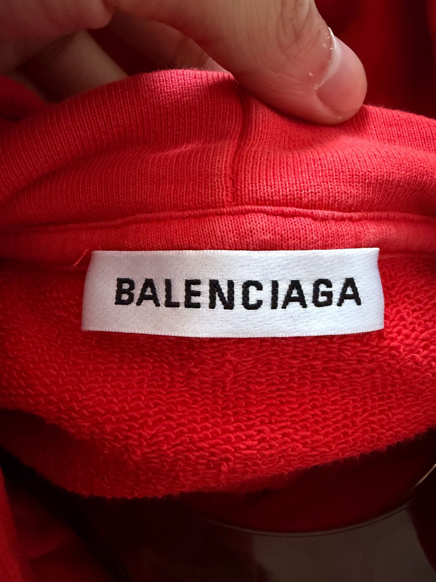 Balenciaga Balenciaga Red Hoodie S Women Size S / US 4 / IT 40 - 3 Thumbnail