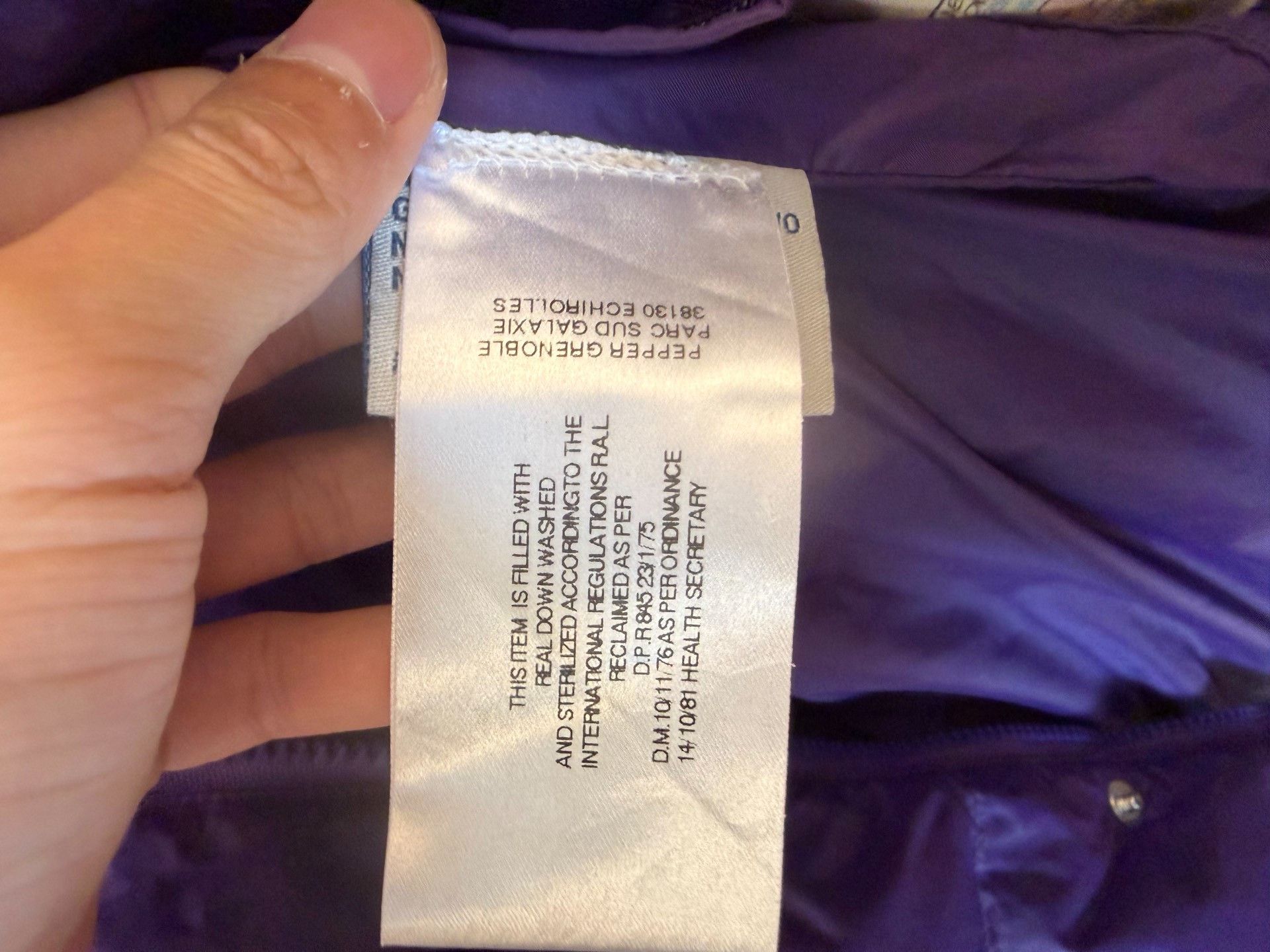 Moncler Moncler Lightweight Down Purple Vest 1 Men Size US XS / EU 42 / 0 - 6 Thumbnail