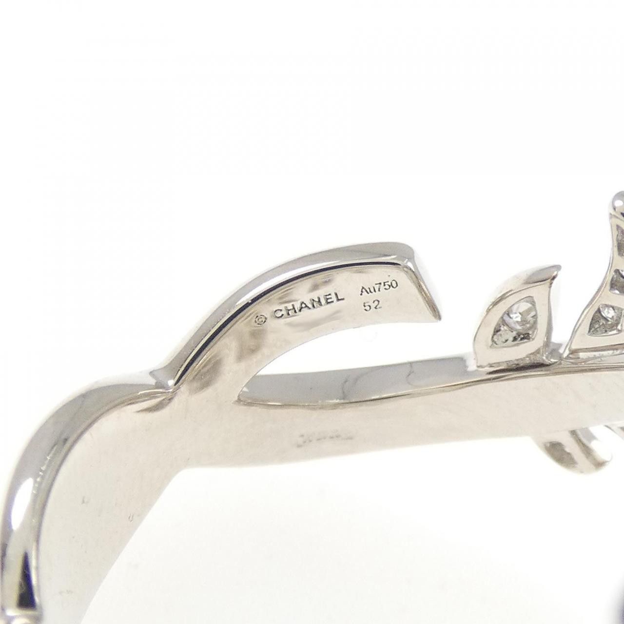 Chanel Chanel Chanel Plume De Chanel Au750 Diamond Ring Size 11.5 Precious Metal Ring DUTY FREE for USA Size ONE SIZE - 4 Thumbnail