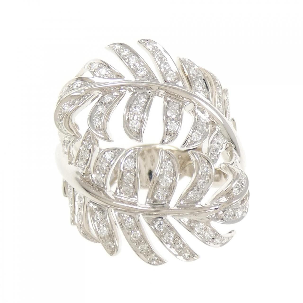 Chanel Chanel Chanel Plume De Chanel Au750 Diamond Ring Size 11.5 Precious Metal Ring DUTY FREE for USA Size ONE SIZE - 2 Thumbnail