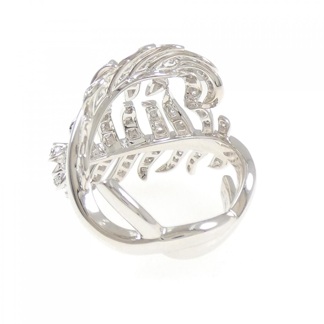 Chanel Chanel Chanel Plume De Chanel Au750 Diamond Ring Size 11.5 Precious Metal Ring DUTY FREE for USA Size ONE SIZE - 3 Thumbnail