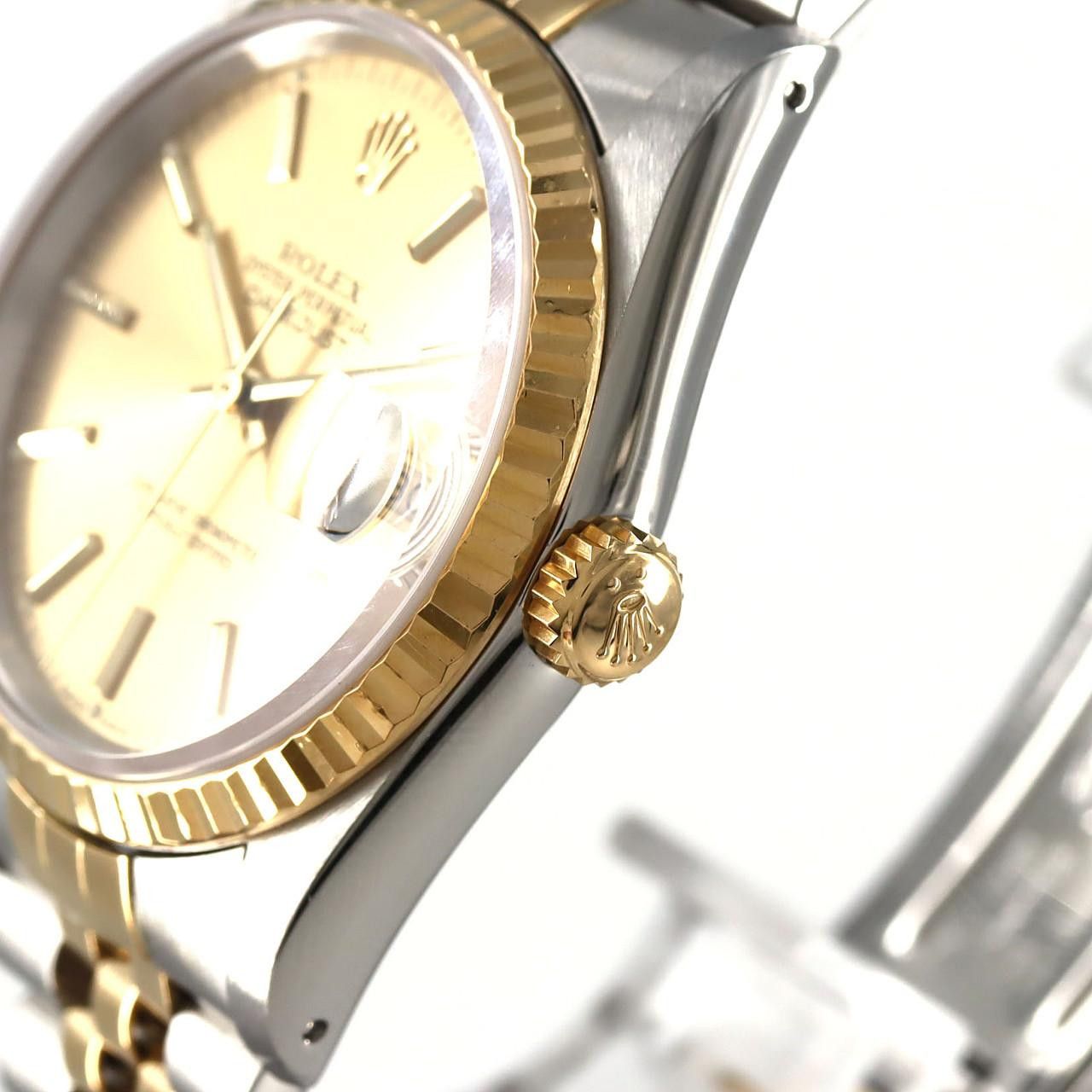 Rolex Rolex Rolex Datejust Stainless Steel Yellow Gold Mens Metal Automatic 16233 DUTY FREE for USA Size ONE SIZE - 4 Thumbnail