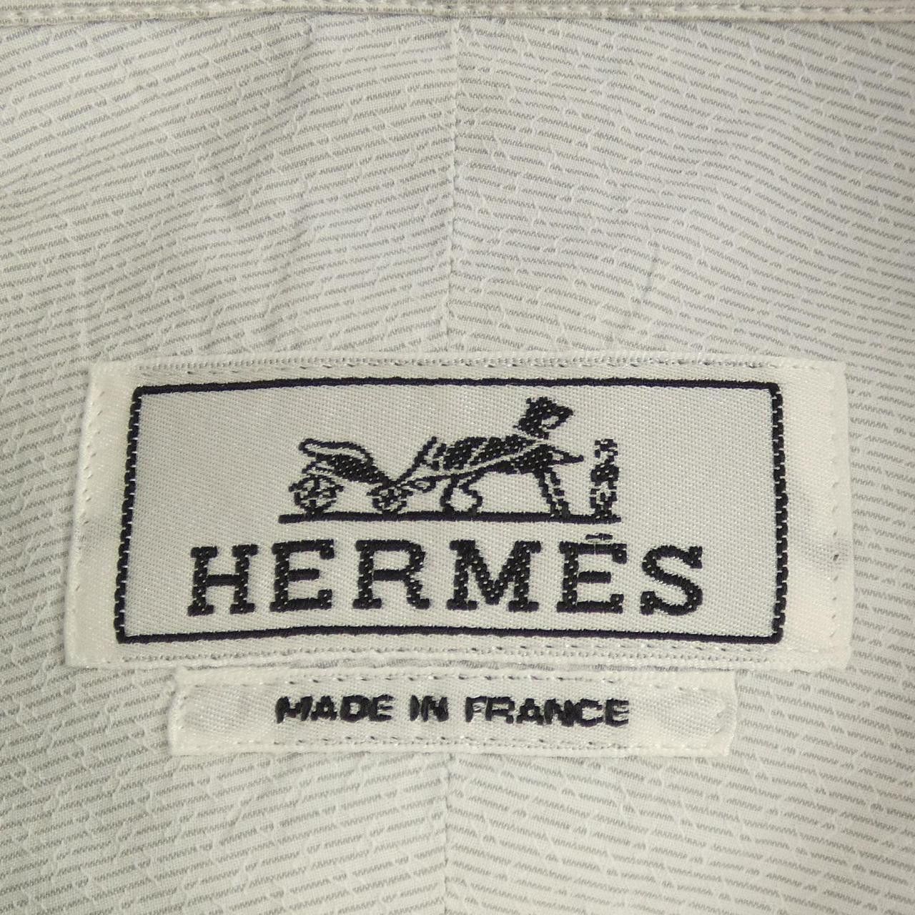 Hermes Hermes Hermes Shirt40 Textile Dress Shirt DUTY FREE for USA Size ONE SIZE - 4 Thumbnail
