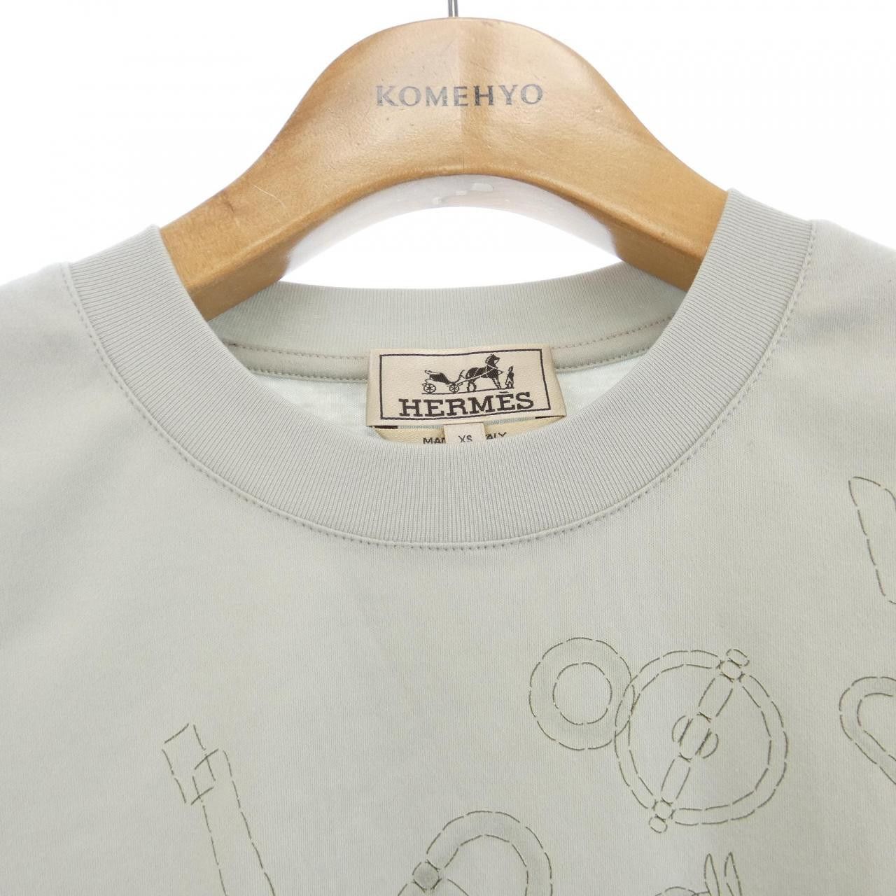 Hermes Hermes Hermes Cotton T Shirt Textile T-Shirts DUTY FREE for USA Size ONE SIZE - 5 Thumbnail