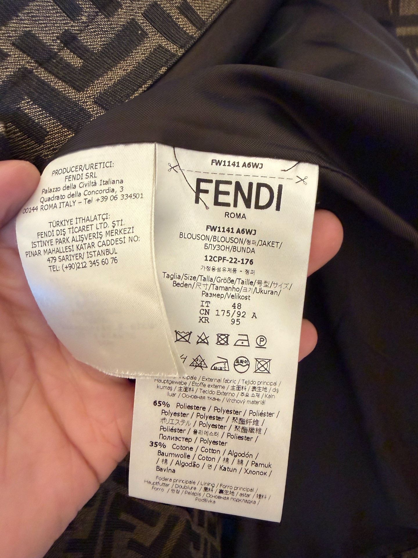 Fendi Fendi Shirt 48 Men Size US XL / EU 56 / 4 - 4 Thumbnail