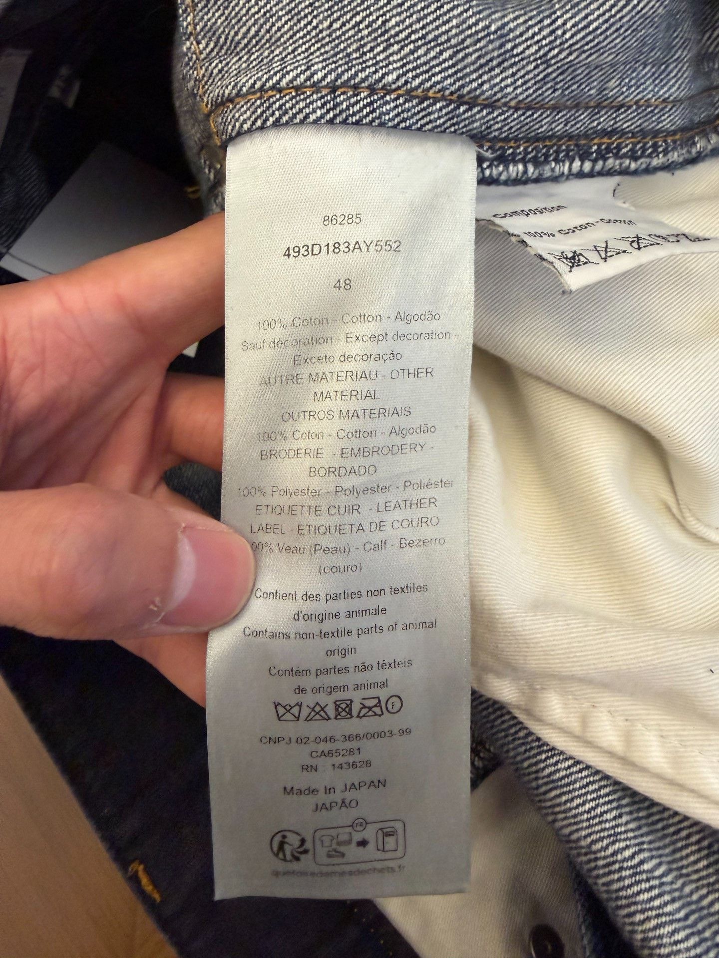Dior Dior Denim Oversized Blue Denim Jeans 48 Men Size US 32 / EU 48 - 6 Thumbnail