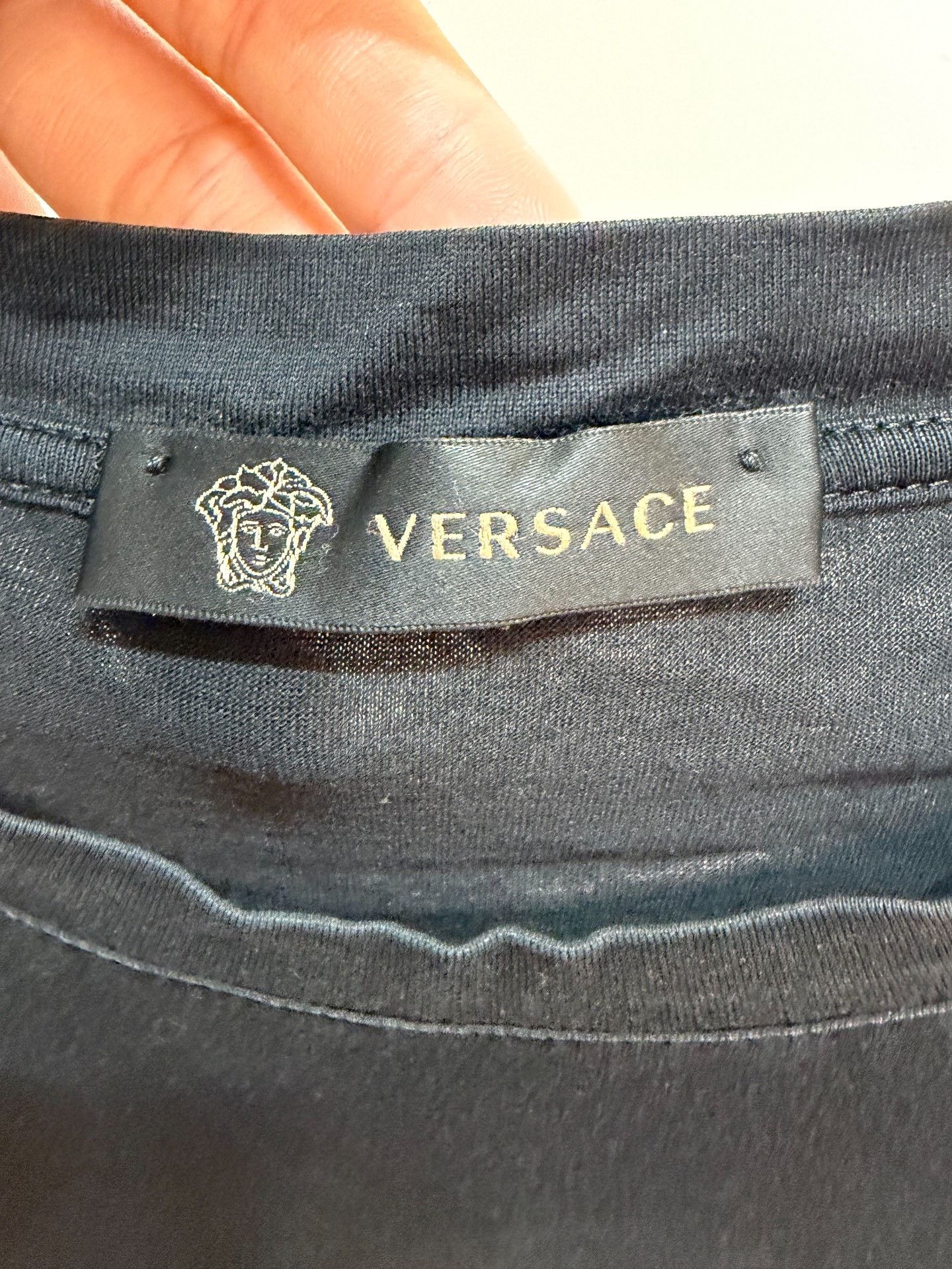 Versace Versace Black T-Shirt M Men Size US M / EU 48-50 / 2 - 3 Thumbnail