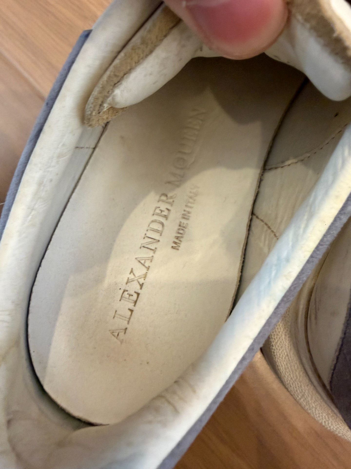 Alexander McQueen Alexander McQueen Blue Lowtop Sneakers 35 Women Size US 5 / IT 35 - 5 Thumbnail