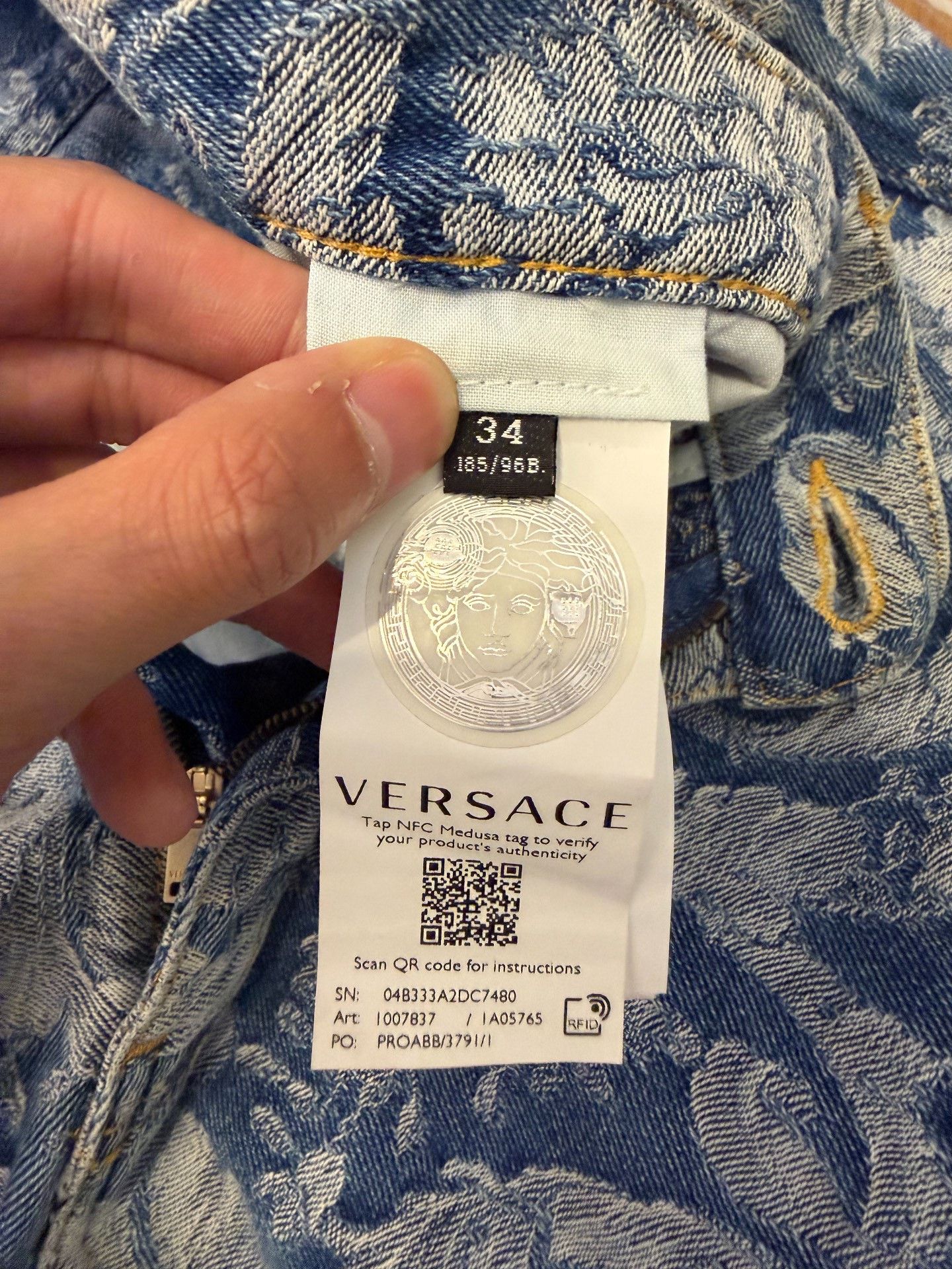 Versace Versace Casual Embroidered Denim Jeans 34 Men Size US 34 / EU 50 - 5 Thumbnail