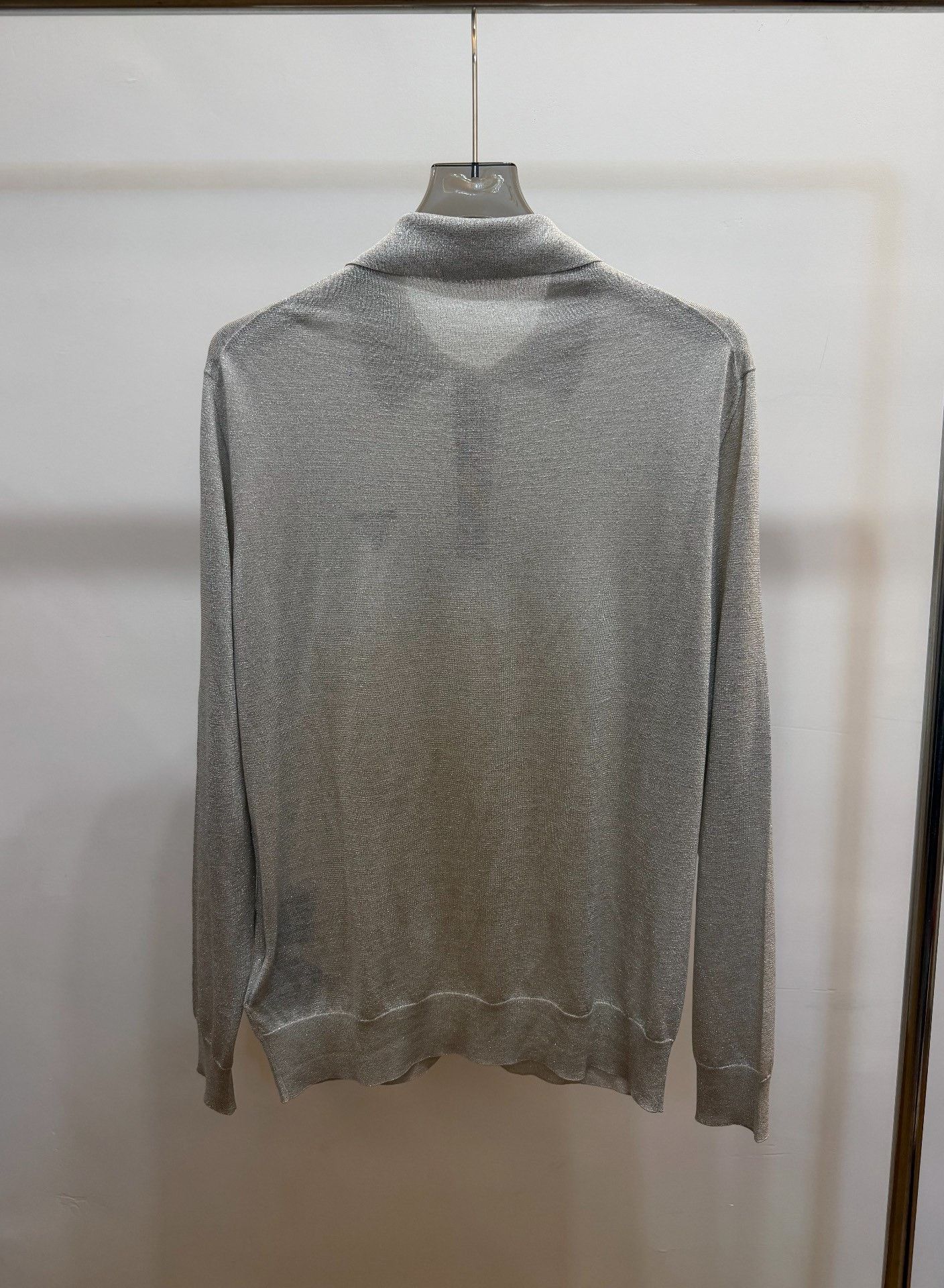 Prada Prada Knit Gray Polo 48 Men Size US XL / EU 56 / 4 - 3 Thumbnail
