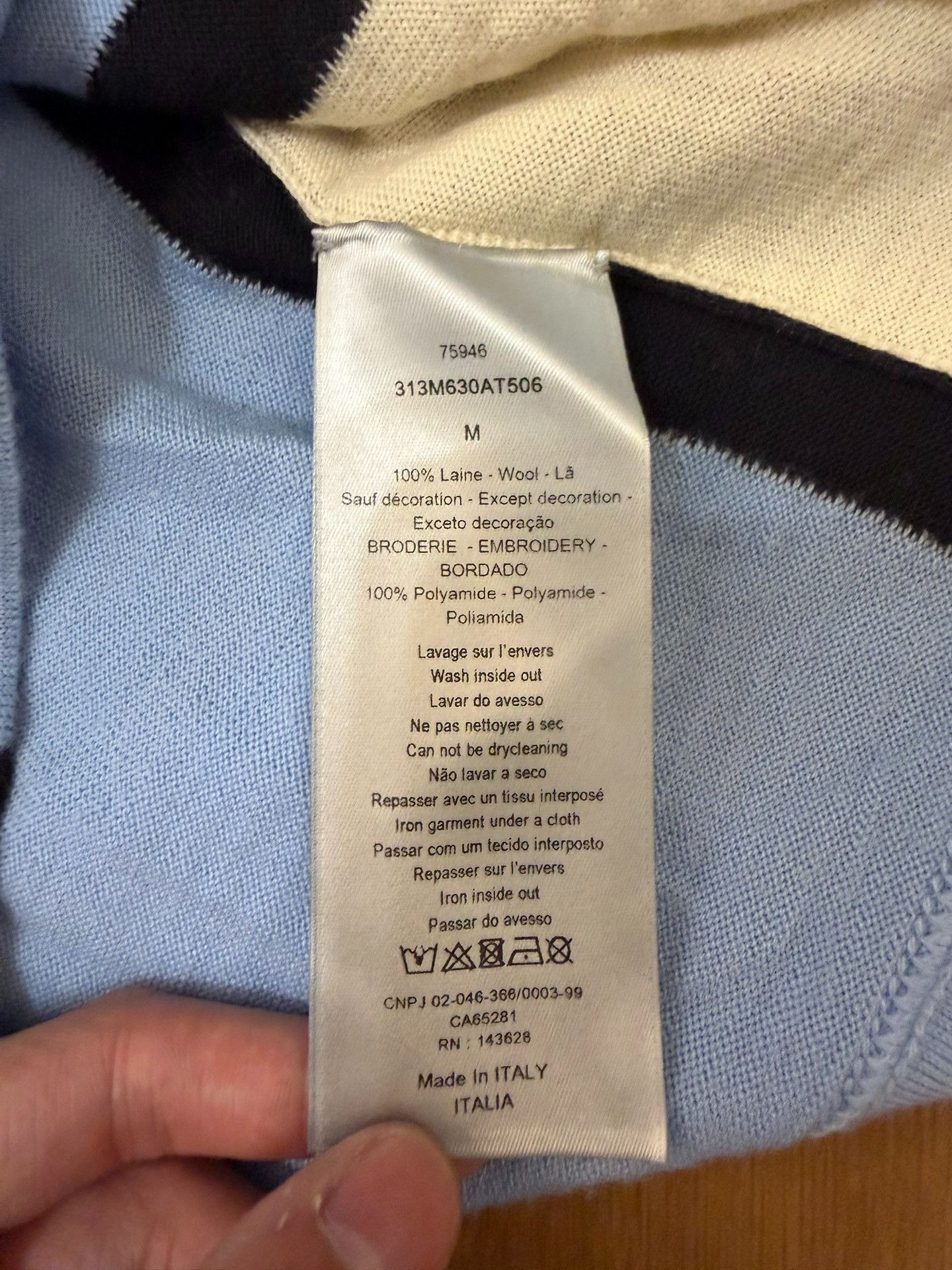 Dior Dior Collab Sweater M Men Size US M / EU 48-50 / 2 - 4 Thumbnail