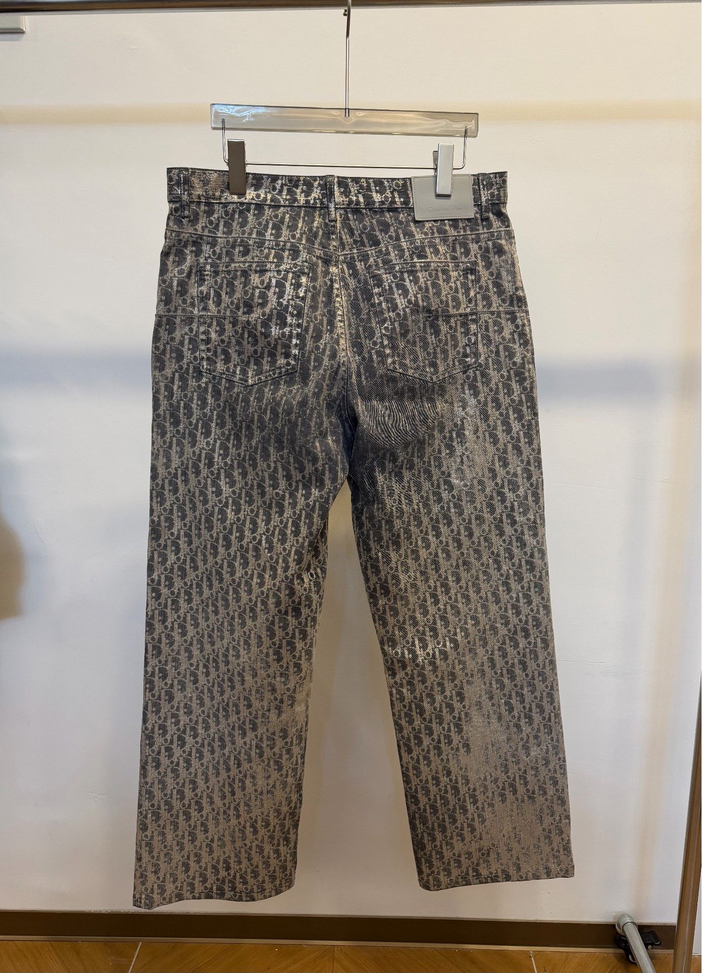 Dior Dior Retro Silver Pants 32 Women Size 32" / US 10 / IT 46 - 2 Thumbnail