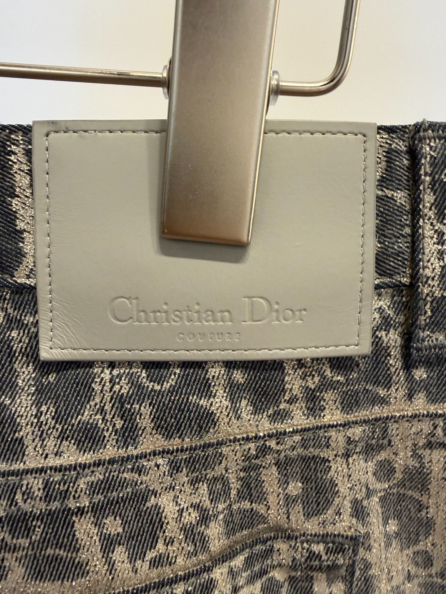 Dior Dior Retro Silver Pants 32 Women Size 32" / US 10 / IT 46 - 3 Thumbnail