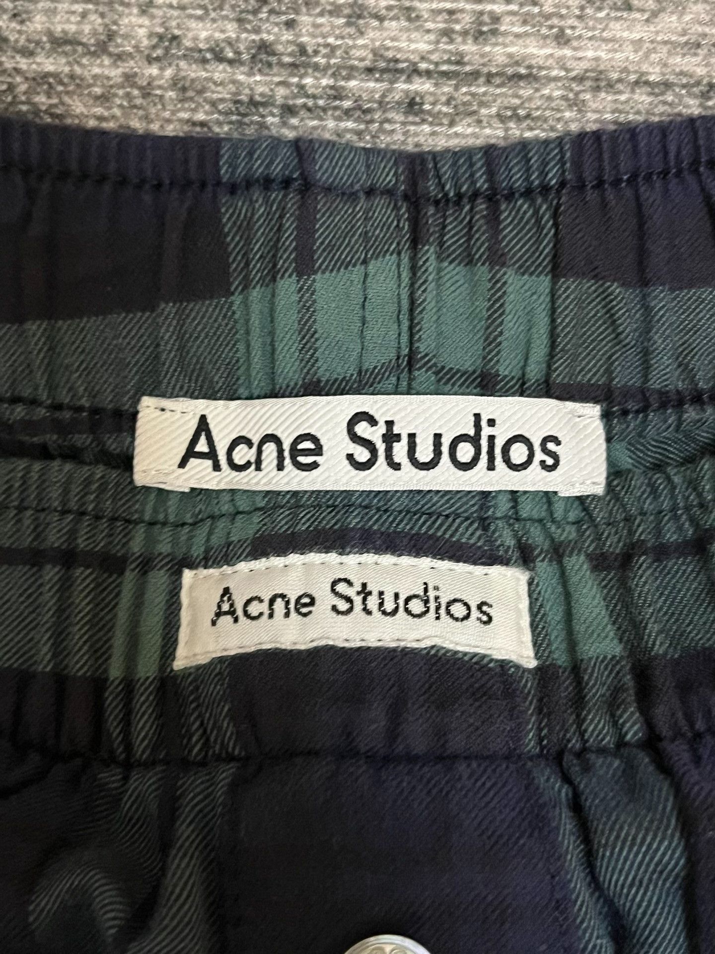 Acne Studios Acne Studios Plaid Oversized Jeans S Women Size 28" / US 6 / IT 42 - 4 Thumbnail