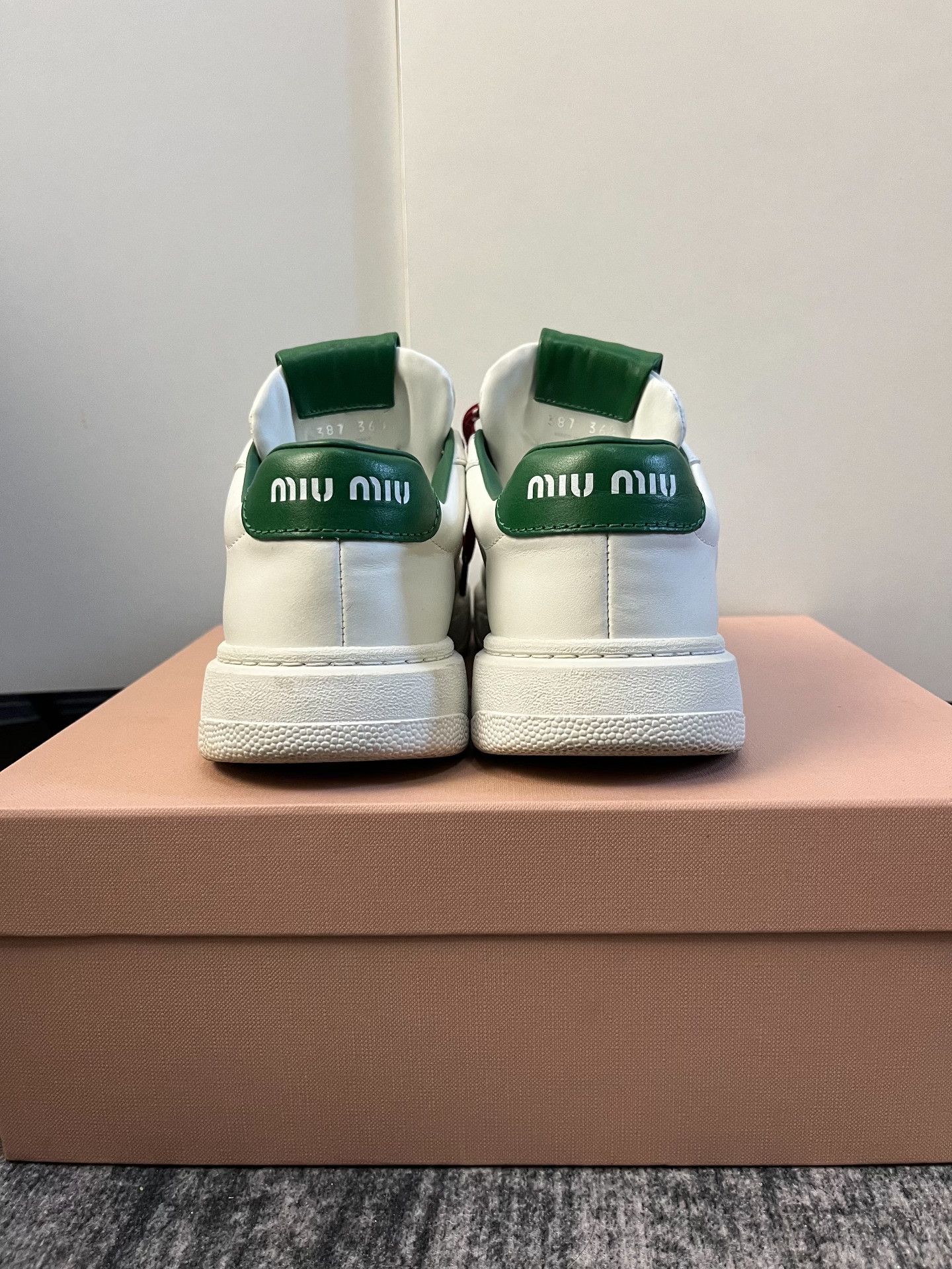 Miu Miu Miu Miu White Lowtop Sneakers 36.5 Women Size US 6 / IT 36 - 4 Thumbnail